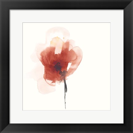 Framed Expressive Blooms IV Print