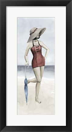 Framed Beach Beauty I Print