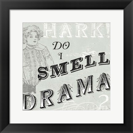 Framed Victorian Snark I Print