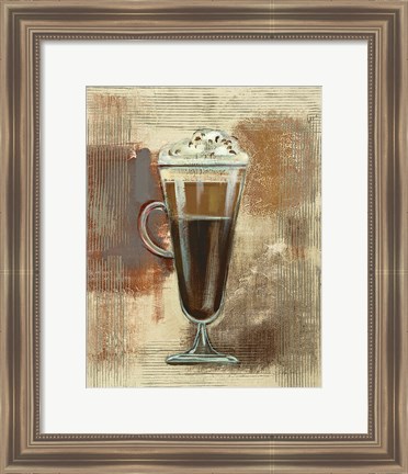 Framed Cafe Classico I Neutral Print