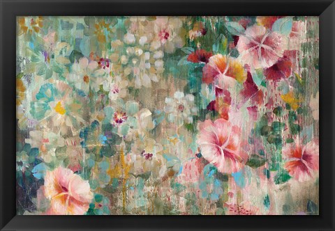 Framed Flower Shower Crop Print