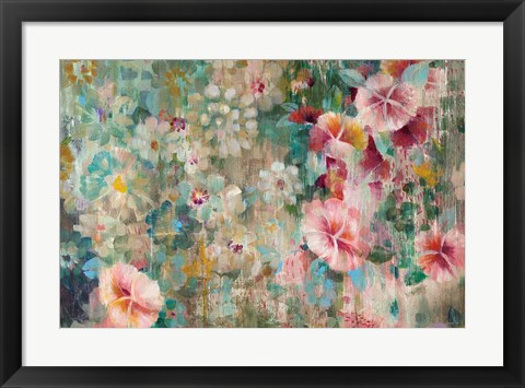 Framed Flower Shower Crop Print