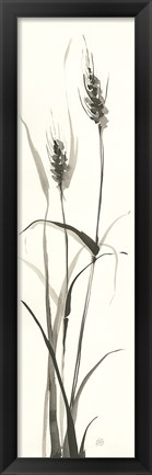 Framed Wild Grass I Print