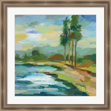 Framed Early Spring Landscape II Print