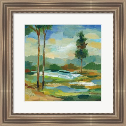 Framed Early Spring Landscape I Print