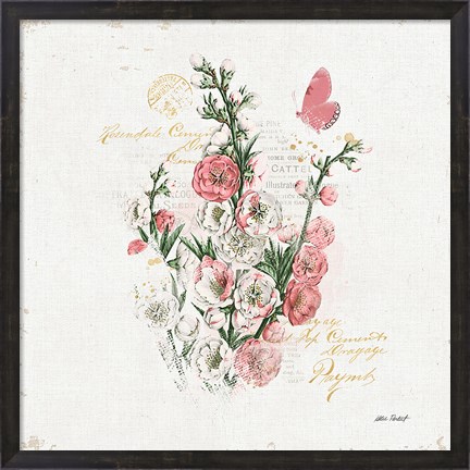 Framed French Romance III Print