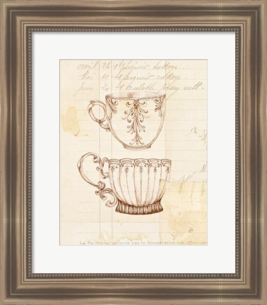 Framed Authentic Coffee IV Print