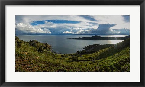 Framed Isla Del Sol, Lake Titicaca, Bolivia Print