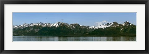 Framed Snowcapped Mountain, Southeast Alaska Print