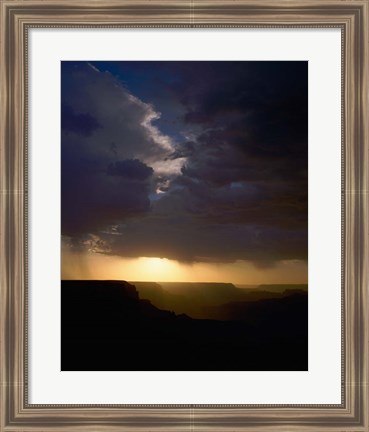 Framed Grand Canyon from Yaki Point on the South Rim, Arizona Print