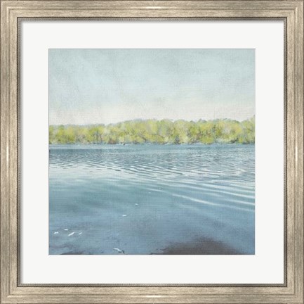 Framed Flat Water I Print