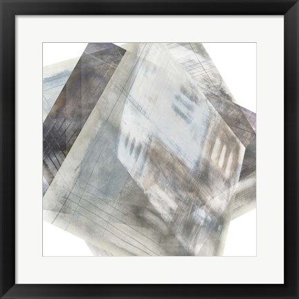 Framed Faceted Illusion I Print