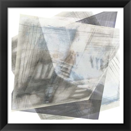 Framed Faceted Illusion II Print