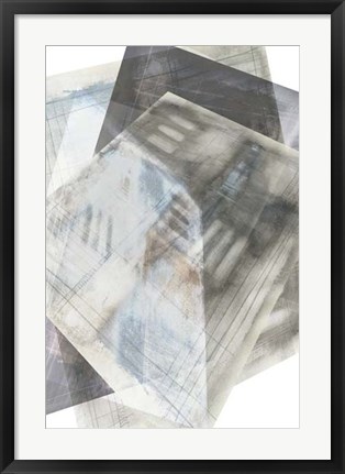 Framed Faceted Illusion III Print