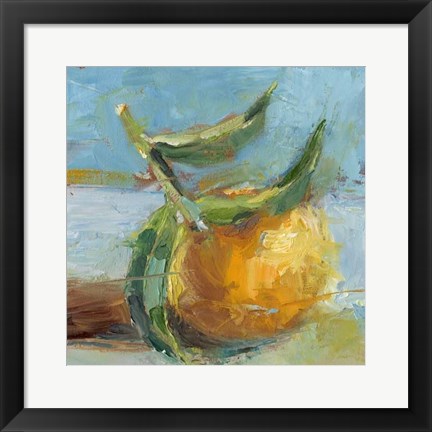 Framed Impressionist Fruit Study III Print