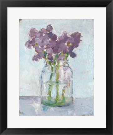 Framed Impressionist Floral Study II Print