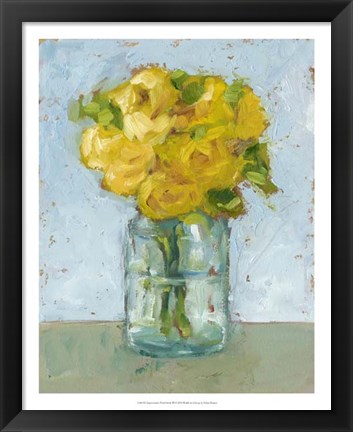 Framed Impressionist Floral Study III Print