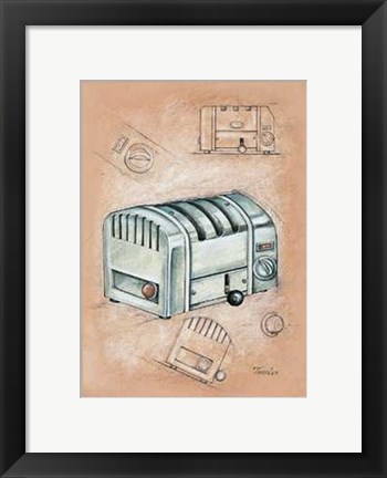 Framed Toaster Print