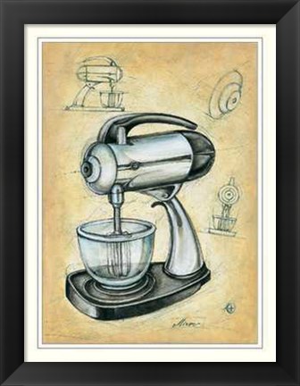 Framed Mixer Print