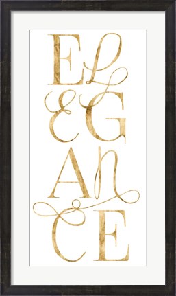 Framed Elegant &amp; Dazzling I Print