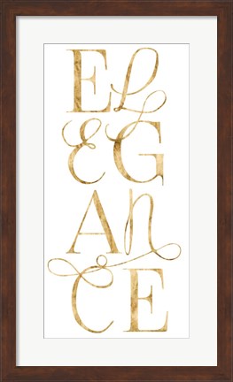 Framed Elegant &amp; Dazzling I Print