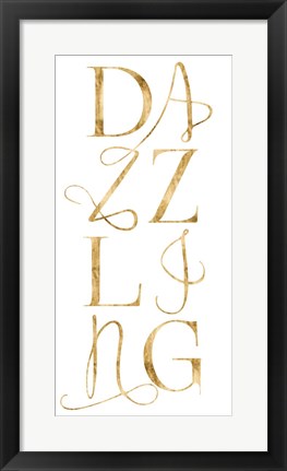 Framed Elegant &amp; Dazzling II Print