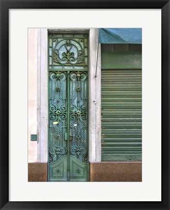 Framed Doors Abroad I Print