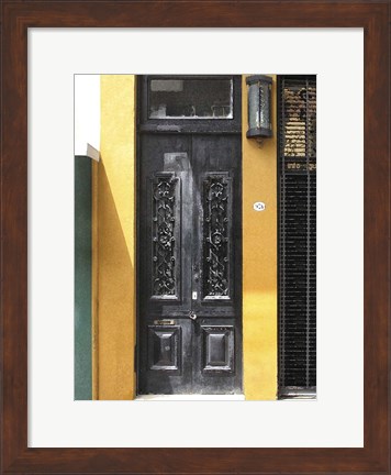 Framed Doors Abroad II Print