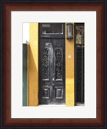 Framed Doors Abroad II Print