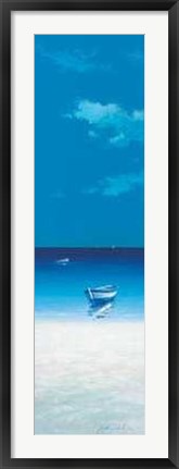 Framed Barche All&#39;Ormeggio Print