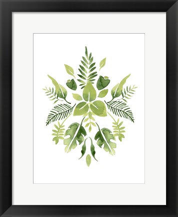 Framed Verdant Vignette III Print