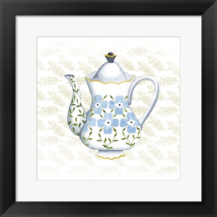 Framed Sweet Teapot I Print