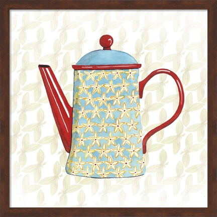 Framed Sweet Teapot VI Print