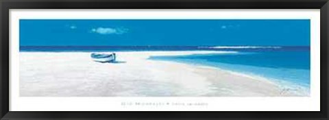 Framed Gio Mondelli - Sulla Spiaggia Size 39.5x13.75 Print