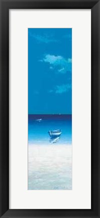 Framed Barche All&#39;Ormeggio Print