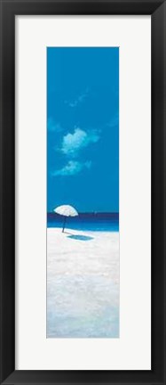 Framed Spiaggia Assolata Print