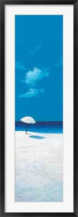 Framed Spiaggia Assolata Print