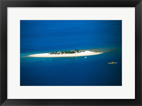 Framed Aqualand, Mamanuca Islands, Fiji Print