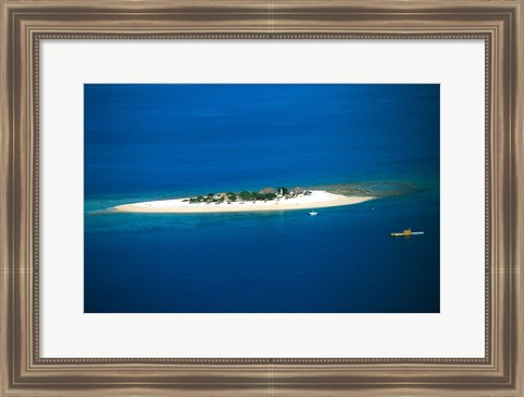 Framed Aqualand, Mamanuca Islands, Fiji Print