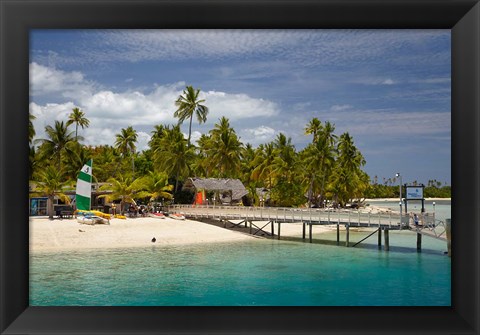 Framed Plantation Island Resort,  Fiji Print