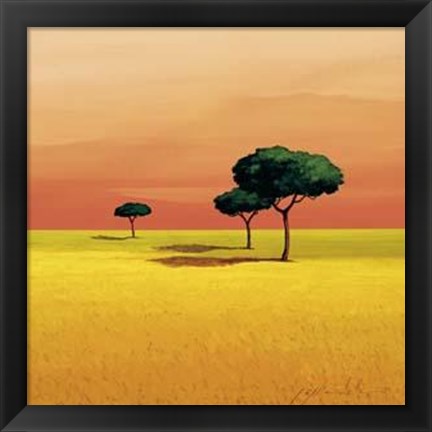 Framed Alberi in Pianura Print