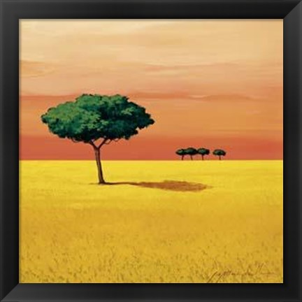 Framed Alberi All&#39;orizzonte Print