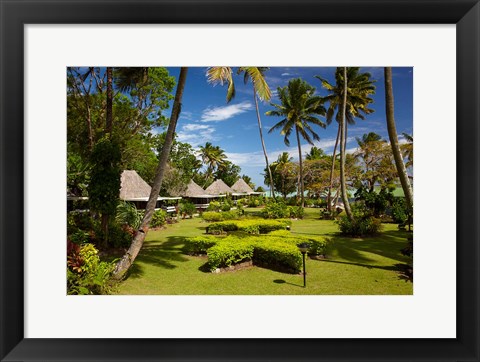 Framed Crusoe&#39;s Retreat, Viti Levu, Fiji Print