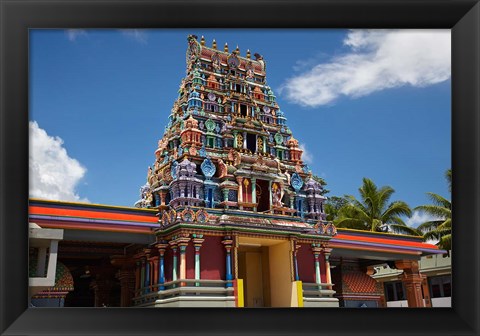 Framed Sri Siva Subramaniya Swami Temple, Viti Levu, Fiji Print