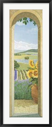 Framed Andrea Del missier - Scorcio di Campagna Size 13x39.5 Print