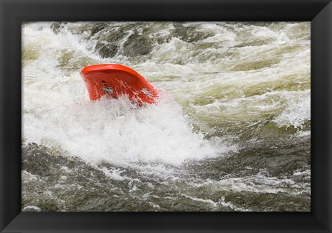 Framed Kayaking, Farmington River, Connecticut Print