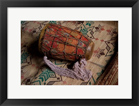 Framed Rock-Hewn Coptic Church, Blue Nile River Basin, Lalibela, Ethiopia Print