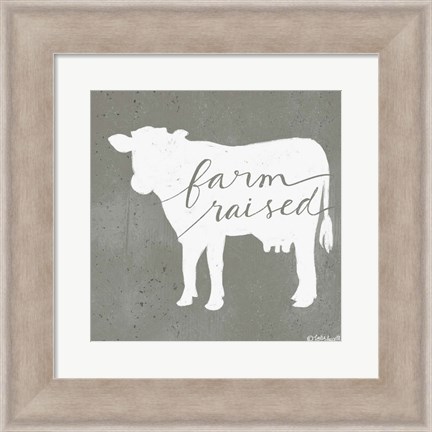 Framed Farm Raised Print