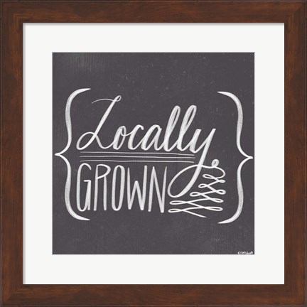 Framed Locally Grown Print