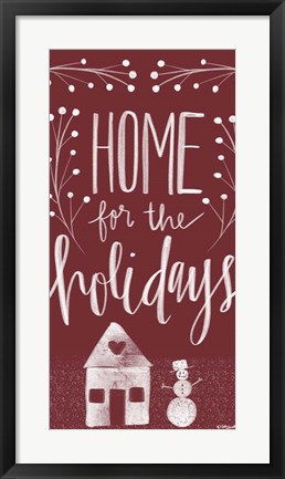 Framed Home for the Holidays II Print